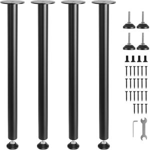 Gambe per Scrivania Regolabili da 28 Pollici, Set da 4 Pezzi in Acciaio Rinforzato per Ufficio o Stile Rustico, Capacità di Carico 1200 Libbre - Product Image 5
