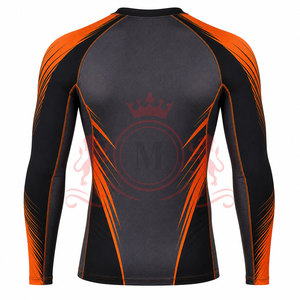 Durable <b>Athletic</b> Shirt With Stretch Performance Fabric Rash Guard For Everyday Sports Rash Guard - Product Image 2