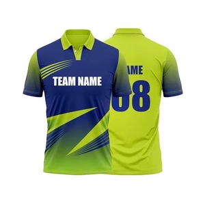 Nueva Camiseta de Cricket Personalizada por Sublimación, Directo de Fábrica, Camisetas con Nombres de Equipos, Camisetas de Cricket Sublimadas para Hombre - Product Image 1