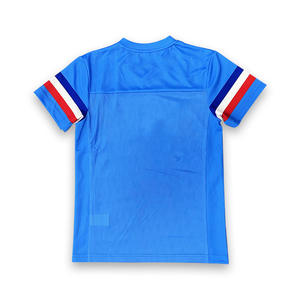 เสื้อยืดถักตาข่ายแบบใหม่ สั่งทำได้ตามต้องการ สตรีทแวร์สุดหรู ทรงปกติ คอวี สำหรับผู้ชาย ขายส่ง OEM - Product Image 2