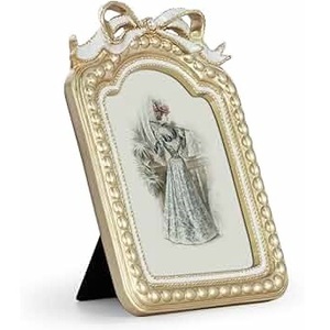 Heritage Style <b>Gold</b> Oval Picture <b>Frame</b> Premium Photo Showcase <b>Frame</b> for Tabletop & Wall Decorative Accent Home Hotel Restaurant - Product Image 6