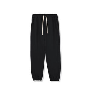 Jogging unisexe en coton noir avec cordon de serrage à la taille et poignets élastiques, vêtements de sport électronique pour adultes - Product Image 3