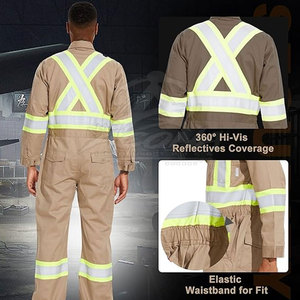 Trajes de Trabajo para Ingenieros, Transpirables, Talla Grande, Tela de Poliéster Resistente, Secado Rápido, Diseño Práctico con Bolsillos, Cierre Frontal - Product Image 5