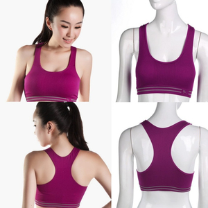 Premium Seamless Women Sports <b>Bra</b> Comfortable <b>Stretch</b> Fabric Support Activewear Running Fitness Gym Training Top Wear - Product Image 4