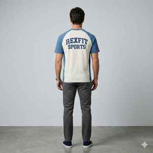 T-shirts d'entraînement à manches longues pour hommes REXFIT SPORTS, matière respirante de qualité supérieure, vêtements décontractés OEM - Product Image 2