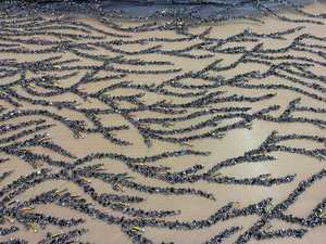 Tela Bordada con Lentejuelas de Cristal y Pedrería, Color Rosa Nude, con Cuentas y Malla de Encaje, para Vestidos de Fiesta y Prendas de Alta Costura - Product Image 3