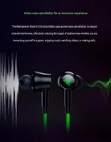 Razer Hammerhead V3 Chroma Headset Earphone Berkabel dengan Efek Pencahayaan GB untuk Gaming di Laptop