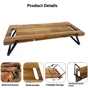 Restaurant Catering Modern Eco-friendly Wooden Heavy Duty Serving <b>Tray</b> & Tea/Coffee Platter for Party Use - Product Image 2