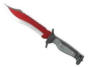 Couteau Bowie d'extérieur avec étui en cuir, qualité supérieure, acier Damas fait main, couteau Rambo Bowie, garde en laiton, manche en bois et corne - Product Image 6