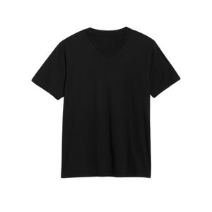 Camiseta de Cuello en V para Hombre, Manga Corta, Informal, Básica, Suave, Transpirable, Ligera, para Uso Diario de Verano, Fabricante OEM Personalizado - Product Image 5
