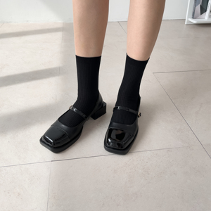 Calzini a Coste in Stile Coreano Realizzati con Filati di Poliestere di Alta Qualità - Product Image 4