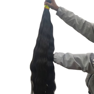 ผมตรงไม่ผ่านการทำสารเคมีจากอินเดียขนาด40นิ้วต่อผมบริสุทธิ์ - Product Image 1