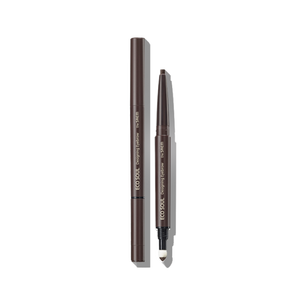 Crayon à sourcils The Saem Eco Soul 02 noir-brun avec pinceau pour un maquillage précis - Product Image 1