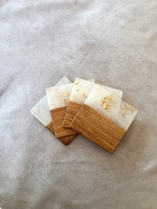 Posavasos de Madera y Resina con Acabado Rústico, Estilo Clásico, para Comercio Global y Proyectos de Decoración de Interiores Personalizados - Product Image 4