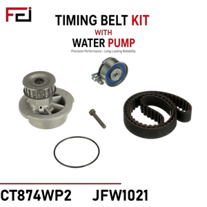 ชุ<span class=keywords><strong>ด</strong></span>สายพานไทม์มิ่งยี่ห้อ FEI พร้อมลูกปืนปรับความตึง KP15310XS สำหรับอะไหล่เครื่องยนต์ DAEWOO G15MF Opel X14NZ รุ่น CT874WP2 KTBWP2210 530000430 - Product Image 1