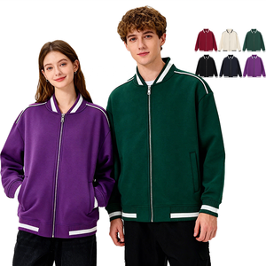 Chaqueta Varsity Personalizada al por Mayor 2026, Mezcla de Algodón, Cuello Alto, Logotipo Frontal, Ropa Urbana, Marca Privada, OEM, ODM, Proveedor y Fábrica en EE. UU. - Product Image 6