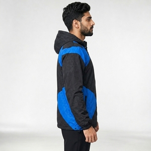 Ropa Casual para Entrenamiento al Aire Libre con Chaqueta Cortavientos Impermeable para Hombre OEM, Prenda Exterior Ligera de Poliéster, Transpirable y Resistente al Viento - Product Image 3