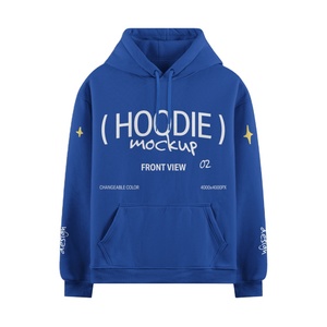 Personnalisé et vente en gros Ensemble sweat à capuche surdimensionné et poids lourd avec logo Sweats à capuche grande taille pour hommes Sweats à capuche en polaire - Product Image 3