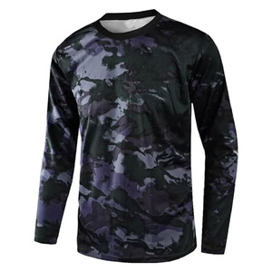 Chemise de pêche personnalisée UPF 50+ à manches longues, respirante, à séchage rapide, en polyester, avec sublimation, vente en gros OEM - Product Image 1