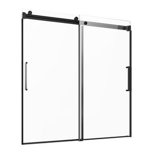 Frameless 56-60in. W X 60in. H vasca scorrevole e porta in vetro doccia - Product Image 1