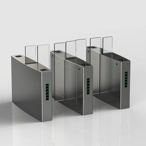 Tornello <span class=keywords><strong>Scorrevole</strong></span> Automatico Anxia in Acciaio Inox 304 a Tutta Altezza per Controllo Accessi Pedonali in Palestra con Carta RFID - Product Image 3