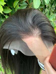 Genius Weft Frontal peluca cruda textura recta vietnamita 100% Peluca de cabello humano SHIP UPS por Cloudyhair proveedor de colección al por mayor - Product Image 6