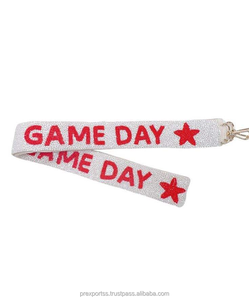 Sangle de sac de luxe en perles en forme d'arête de poisson, durable, réglable, faite à la main, brodée, pour sac à main, ceinture, bandoulière, perles de rocaille personnalisées - Product Image 2