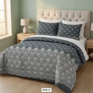 Sábanas Modernas de Microfibra de 125 GSM al por Mayor, Diseño Artístico Sólido 7D, Ecológicas, Duraderas, Tejido para Todas las Estaciones, para Uso Residencial - Product Image 4