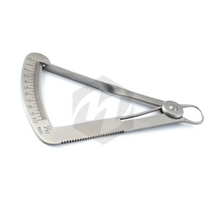 Iwanson Dental Gauge Crown Caliper Measuring Tool Stainless Steel Orthodontic Dental Caliper <b>Ruler</b> Metal Crown Gauge - Product Image 4