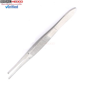 Pinzas para Tejidos IRIS, 4 Unidades, Rectas, 1x2 Dientes Serrados, Instrumento Quirúrgico Manual Económico, Manipulación Precisa de Tejidos, Uso Médico Clínico - Product Image 3