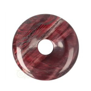 Donuts de Cristal Natural, Donuts de Piedra de Ojo de Tigre Rojo, Gemas de Cristal, Gemas de Reiki, Donuts Curativos, Ágata, Venta al por Mayor - Product Image 4