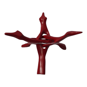 Support trépied décoratif en métal fait main, présentoir artistique de table pour la décoration intérieure de la maison, du bureau ou des étagères - Product Image 3