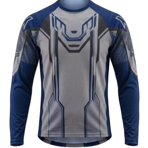 Ensemble de maillots de football personnalisés avec logo par sublimation, uniformes d'entraînement à séchage rapide, kit d'équipe de club, rétro futbol, découpe 100 % automatisée - Product Image 1