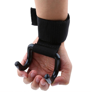 สายรัดข้อมือยกน้ำหนักแบบหนาพิเศษ พร้อมตะขอเกี่ยวแบบกันลื่น สำหรับยกน้ำหนัก พาวเวอร์ลิฟติ้ง เดดลิฟท์ และการฝึกดึงข้อ  พร้อมโลโก้สั่งทำได้ - Product Image 2