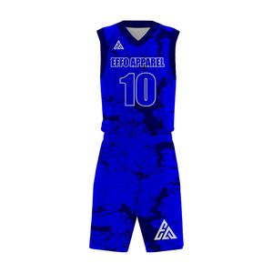 Uniforme de Baloncesto para Hombre de Alta Calidad, Personalizado con Logotipo OEM/ODM, Transpirable, Anti-UV, Antibacteriano, 100% Poliéster - Product Image 3