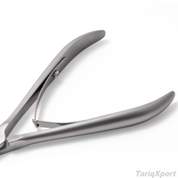 Coupe-ongles professionnel TARIQXPORT en acier inoxydable pour hommes et femmes, à mâchoires larges, lame incurvée et tranchante, logo personnalisé disponible, pour pieds et doigts