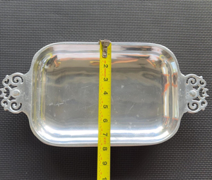 Best Quality Food Serving <b>Tray</b> Glossy Silver <b>Mirrored</b> Finished Stainless Steel Serving <b>Tray</b> With Attractive Handle - Product Image 6