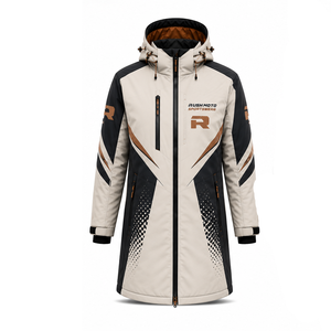 Vêtements d'extérieur écologiques pour la saison froide, vestes longues en textile, manteaux chauds et confortables, vêtements en gros, design personnalisé, fabrication en vrac - Product Image 1