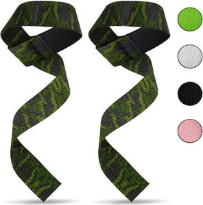 Correas de Levantamiento de Pesas para Gimnasio, para Hombre y Mujer, de Algodón Suave, para Entrenamiento de Fuerza, Protección de Muñecas y Palmas - Product Image 1
