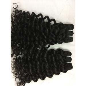 Extensions de cheveux humains vierges indiens, lisses et crépus, 10 à 34 pouces - Product Image 2