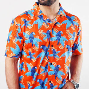 Chemise Hawaïenne Blanche Unie Tendance pour Homme, Manches Courtes, Anti-Boulochage, Tricotée, Décontractée, pour l'Été et les Vacances à la Plage, Respirante à l'Avant - Product Image 2