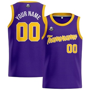 2025 dernier maillot de basket-ball par sublimation conception d'impression numérique 3D vêtements d'équipe de basket-ball personnalisés réversibles pour hommes - Product Image 4