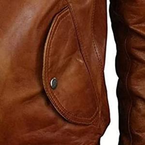 <b>Men</b>’s Original Genuine Leather <b>Biker</b> <b>Jacket</b> Classic Fashionable Motorcycle Leather <b>Jacket</b>, Custom Sizes & Bulk Orders Available - Product Image 5