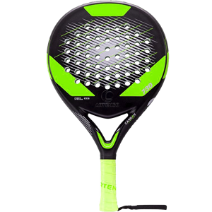 Raqueta de Pádel Fit Fashion PR 1 Perforada de Fibra de Carbono 12k, 28*26.5cm, 350g, Espuma Eva, Negra y Amarilla, para Entrenamiento y Partidos - Product Image 6