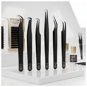แหนบต่อขนตาปลายแหลม 45 90 องศา ทำจากสแตนเลส สำหรับแยกขนตาและต่อขนตา - Product Image 1