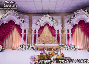 Scène de danse classique indienne élégante Arangetram USA, scène de réception de mariage de luxe style Bollywood, scène d'inspiration marocaine USA - Product Image 6