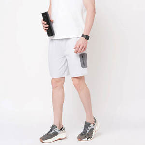 Men's Premium Casual Athletic <b>Shorts</b> with <b>Zipper</b> Pockets and Adjustable Waistband for Fitness and Daily Wear - Product Image 2