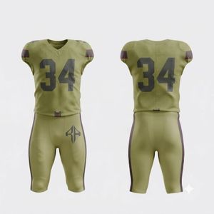 Uniforme de Fútbol Americano para Hombre de Alta Calidad, para Todas las Temporadas, Cuello en V, Impresión por Sublimación, Material 100% Poliéster, RIVIAN ATLANTIC - Product Image 1