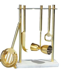Elegant <b>drink</b> station marble cocktail <b>stand</b> premium bartender kit home entertaining essentials classy doxology tools - Product Image 4