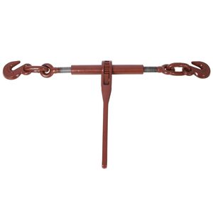 Cinghie di Fissaggio a Cricchetto Rosse Resistenti da 3/8''-1/2'' (Confezione da 4) con Ganci G70 da 9200 libbre di Carico di Lavoro e Lunghezza Regolabile - Product Image 3